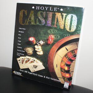 3/$118❤️Sierra 1998 HOYLE CASINO Big Box PC Game Video Poker Blackjack Vegas